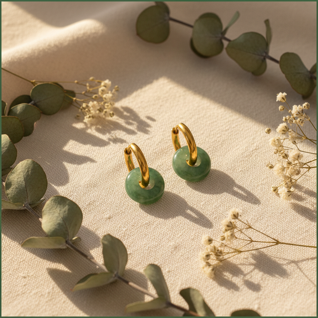 Boucles d'oreilles pierre naturelle artisanales – Unik & Sens