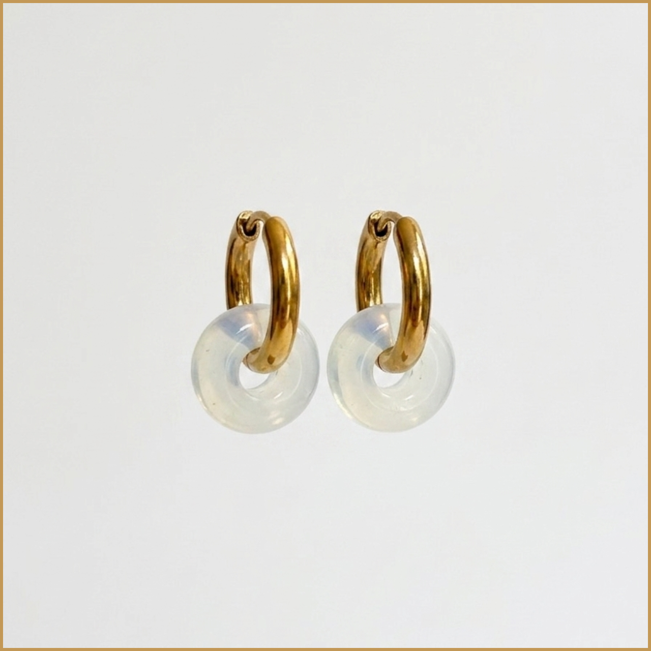 Boucles d'oreilles pierre naturelle artisanales – Unik & Sens
